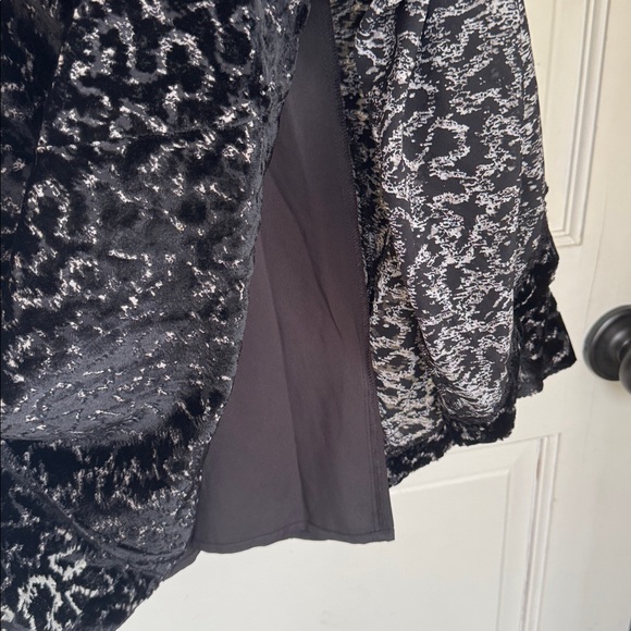 Like New Worn Once Beautiful Velvet Dress With Burnt Out Detail By Sea New York - Picture 4 of 7